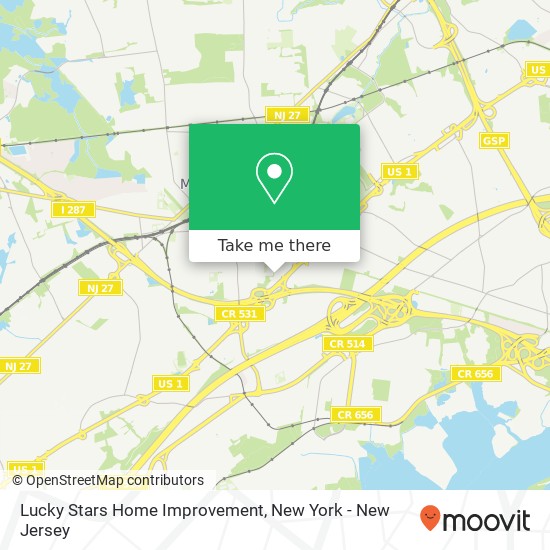 Mapa de Lucky Stars Home Improvement