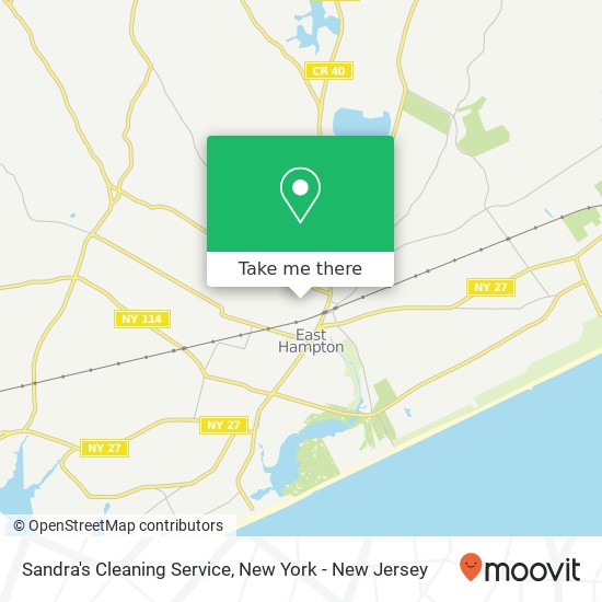 Sandra's Cleaning Service map
