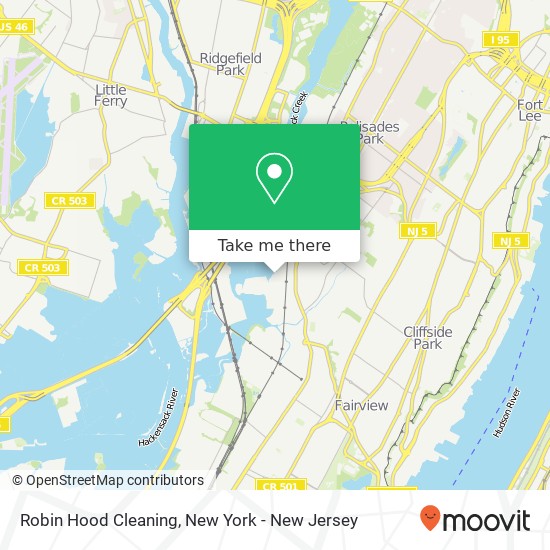 Mapa de Robin Hood Cleaning