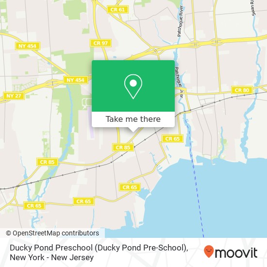 Ducky Pond Preschool (Ducky Pond Pre-School) map