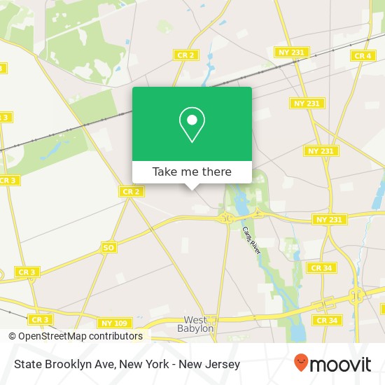 Mapa de State Brooklyn Ave