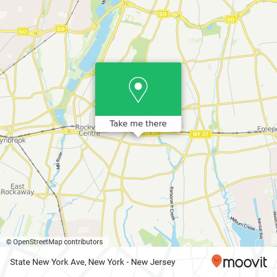 Mapa de State New York Ave