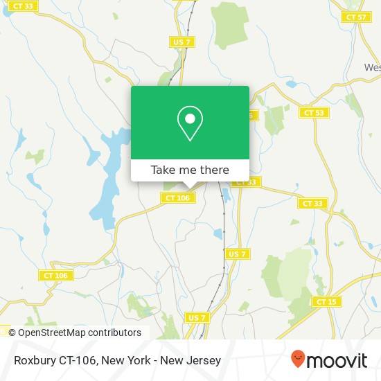 Roxbury CT-106 map