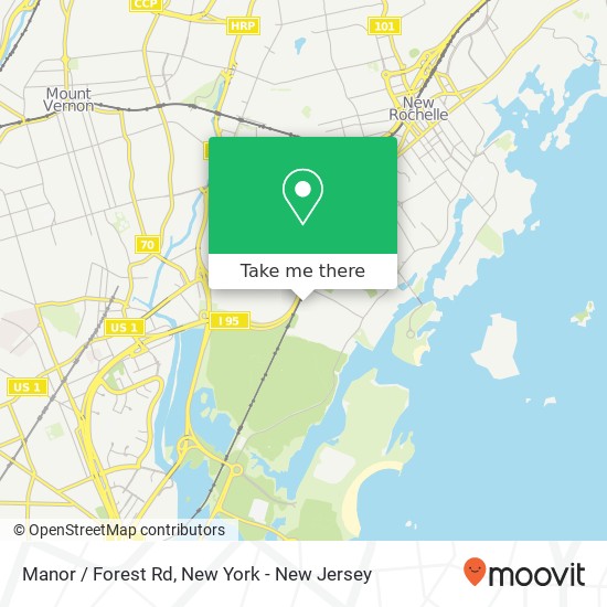 Mapa de Manor / Forest Rd