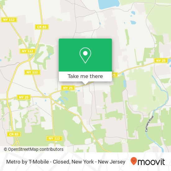 Mapa de Metro by T-Mobile - Closed