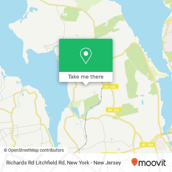 Richards Rd Litchfield Rd map