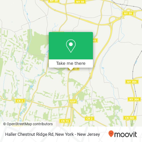Mapa de Haller Chestnut Ridge Rd