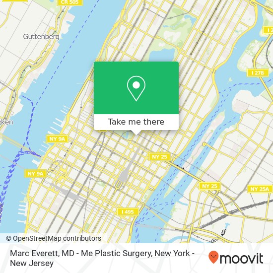 Mapa de Marc Everett, MD - Me Plastic Surgery