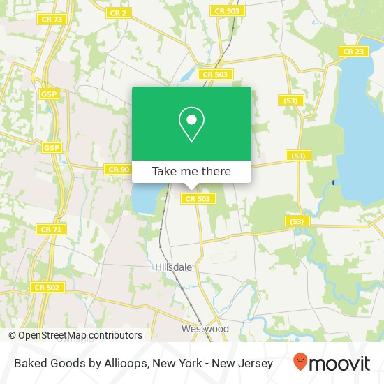 Mapa de Baked Goods by Allioops