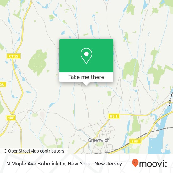 N Maple Ave Bobolink Ln map