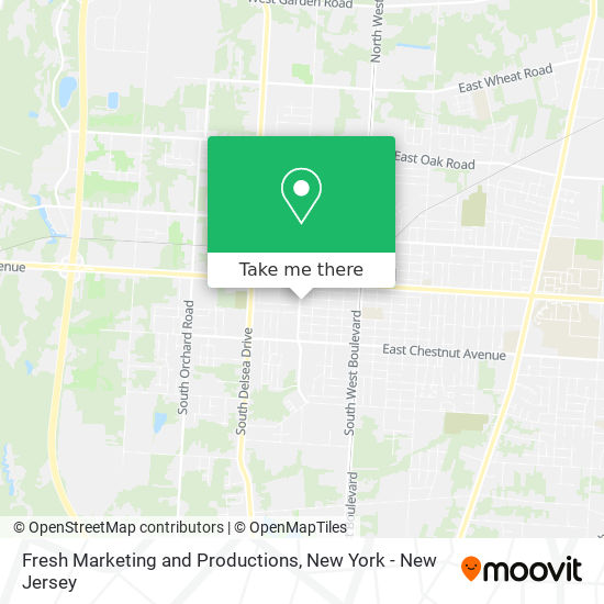 Mapa de Fresh Marketing and Productions