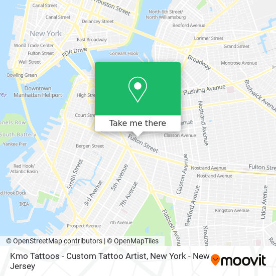 Mapa de Kmo Tattoos - Custom Tattoo Artist