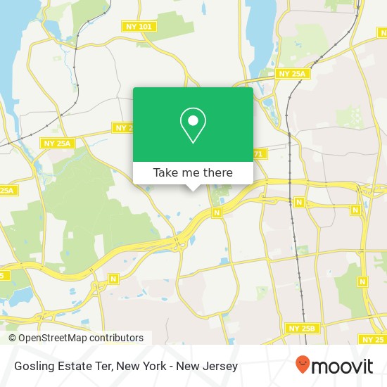 Gosling Estate Ter map