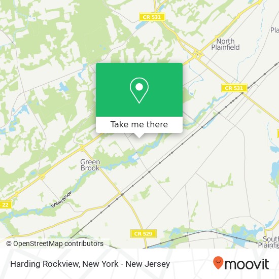 Harding Rockview map