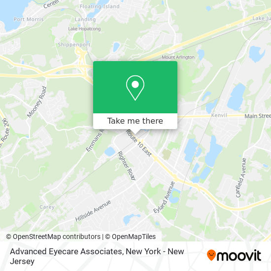 Mapa de Advanced Eyecare Associates