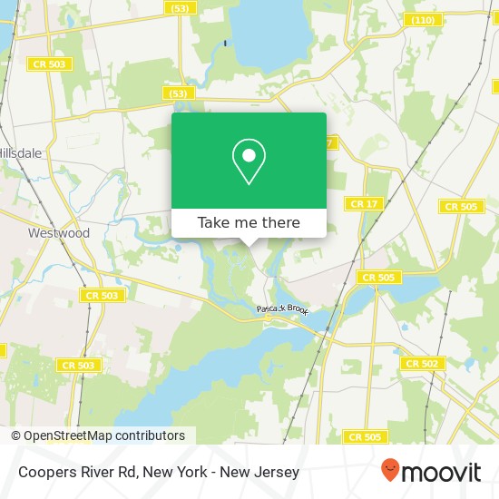 Mapa de Coopers River Rd