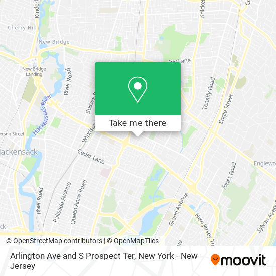 Arlington Ave and S Prospect Ter map