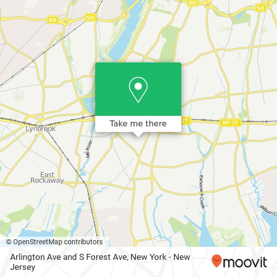 Mapa de Arlington Ave and S Forest Ave
