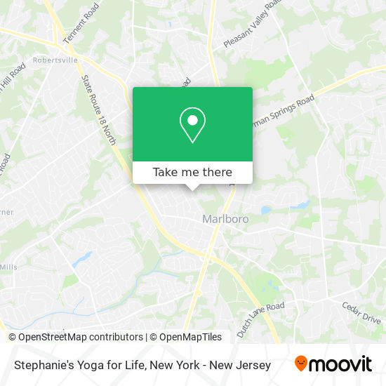 Stephanie's Yoga for Life map