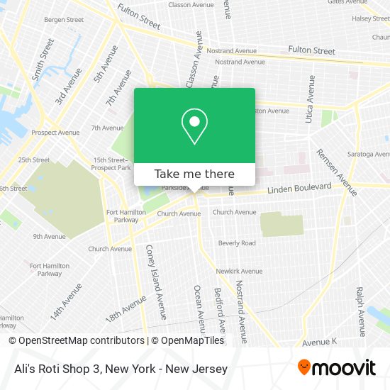 Ali's Roti Shop 3 map