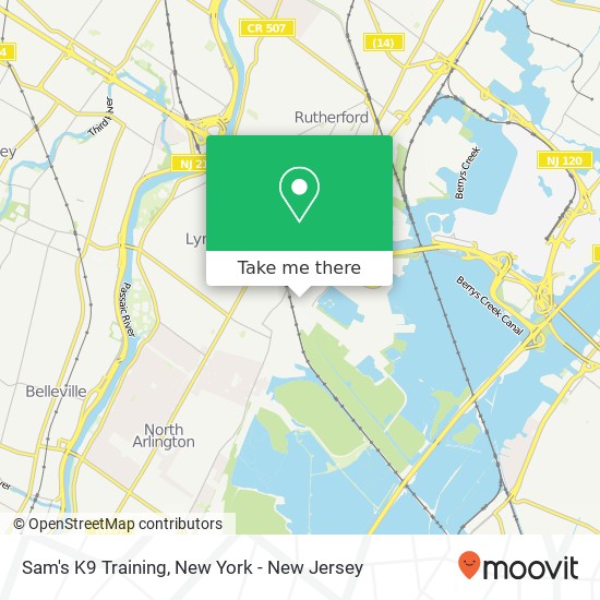 Sam's K9 Training map