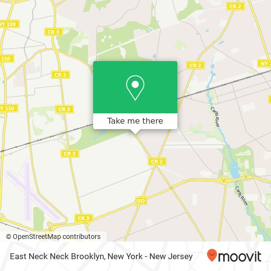 East Neck Neck Brooklyn map