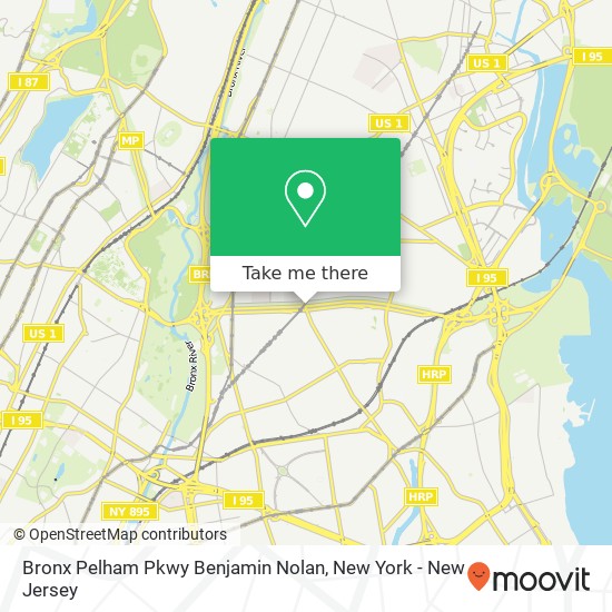 Bronx Pelham Pkwy Benjamin Nolan map