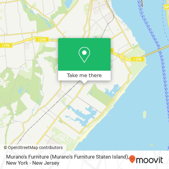 Murano's Furniture (Murano's Furniture Staten Island) map