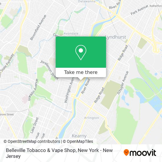 Belleville Tobacco & Vape Shop map