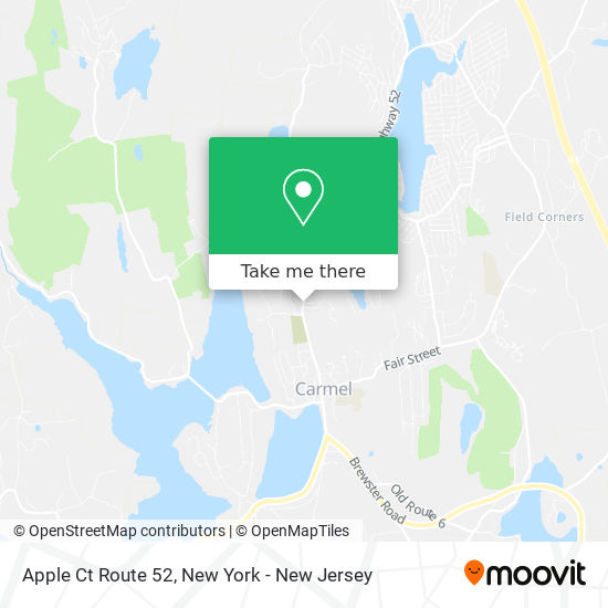 Apple Ct Route 52 map