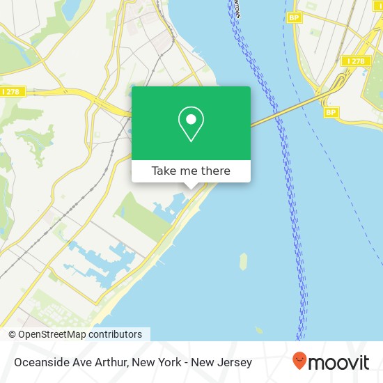 Mapa de Oceanside Ave Arthur