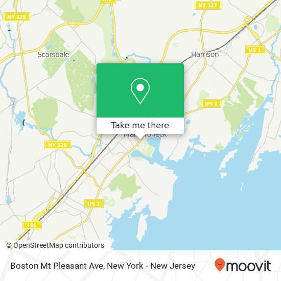 Boston Mt Pleasant Ave map