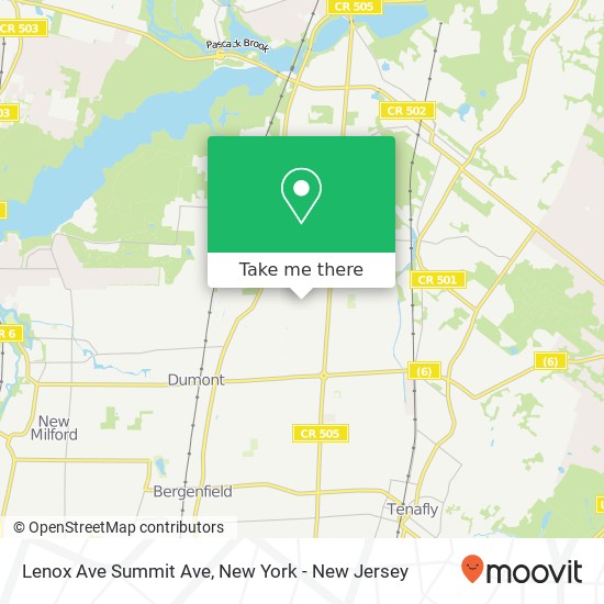 Mapa de Lenox Ave Summit Ave