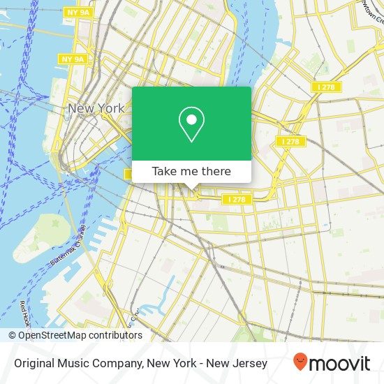 Original Music Company map