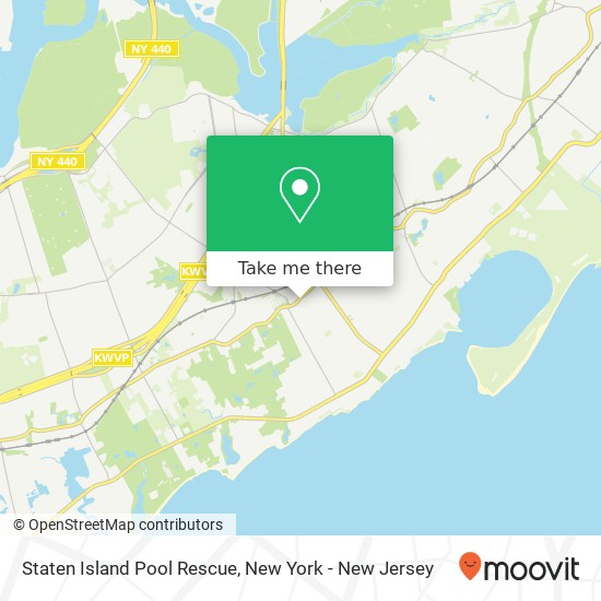 Mapa de Staten Island Pool Rescue