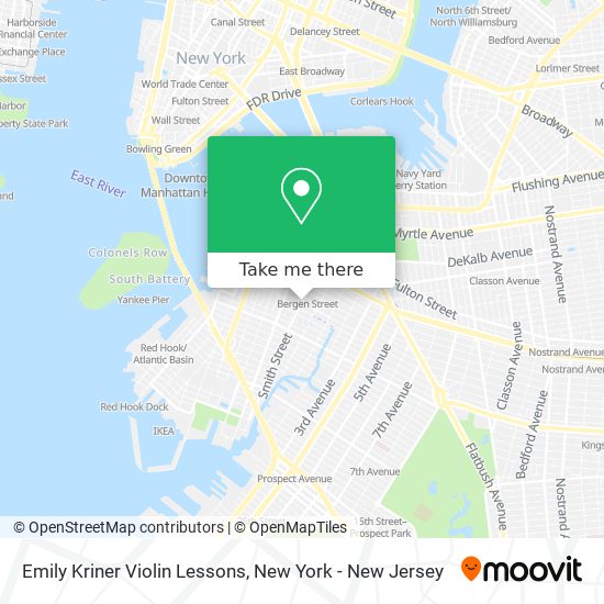 Mapa de Emily Kriner Violin Lessons