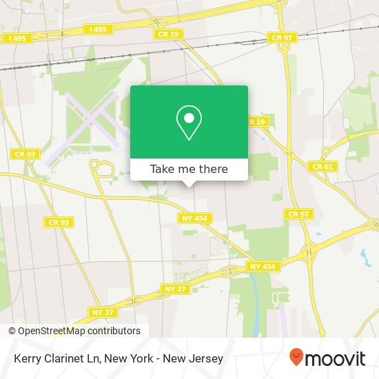 Kerry Clarinet Ln map
