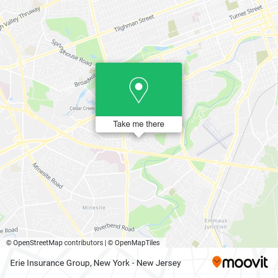 Mapa de Erie Insurance Group