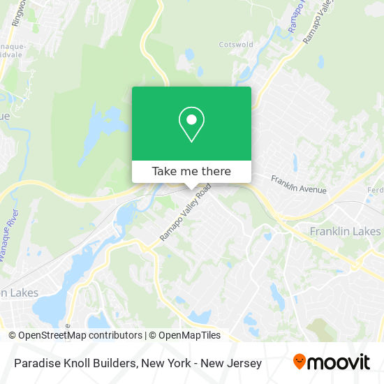 Paradise Knoll Builders map