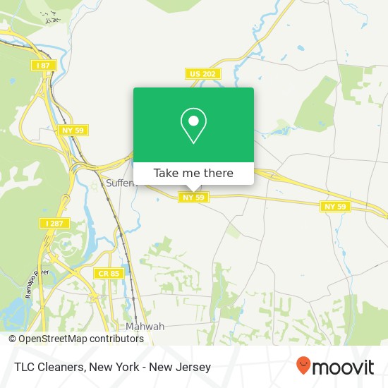 TLC Cleaners map