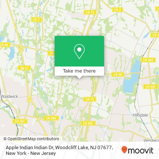 Apple Indian Indian Dr, Woodcliff Lake, NJ 07677 map