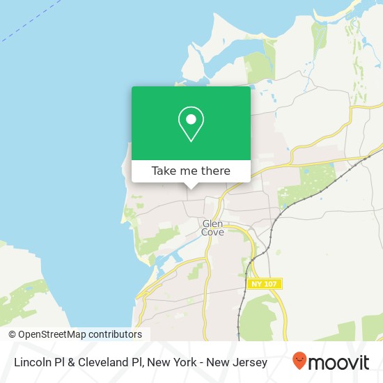 Lincoln Pl & Cleveland Pl map