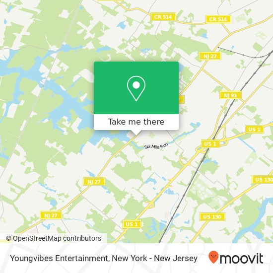 Mapa de Youngvibes Entertainment