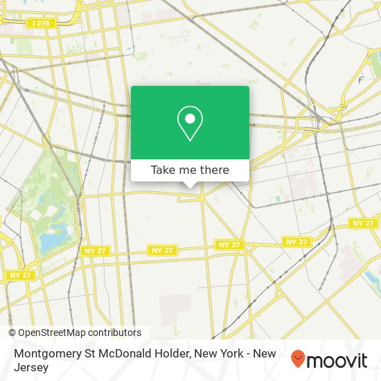 Mapa de Montgomery St McDonald Holder