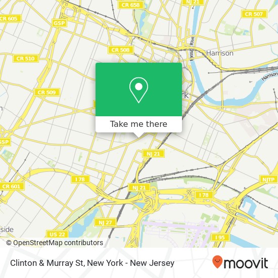 Clinton & Murray St map