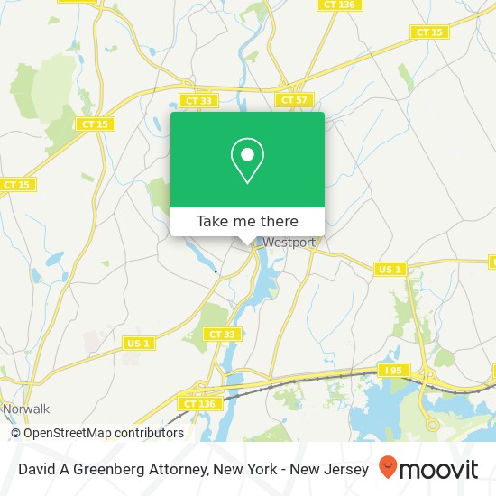 Mapa de David A Greenberg Attorney