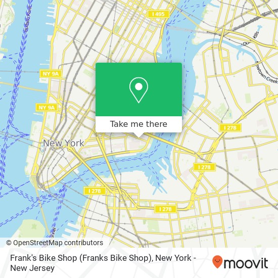 Frank's Bike Shop (Franks Bike Shop) map