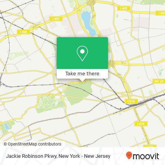 Mapa de Jackie Robinson Pkwy