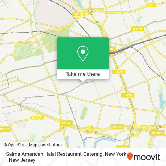 Salma American Halal Restaurant-Catering map