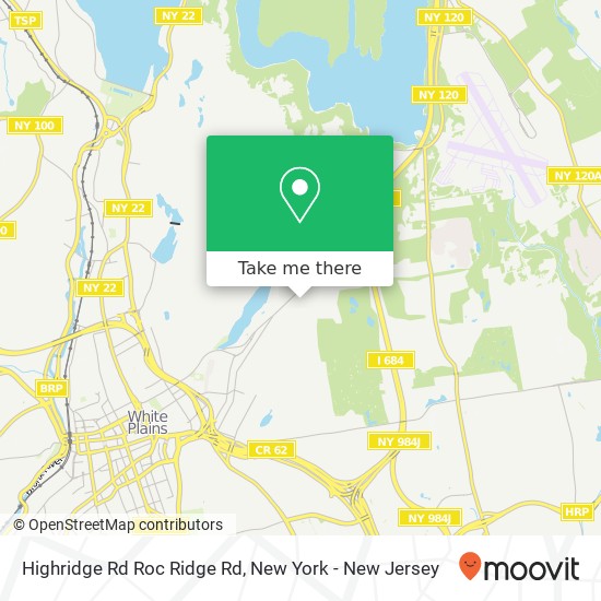 Mapa de Highridge Rd Roc Ridge Rd